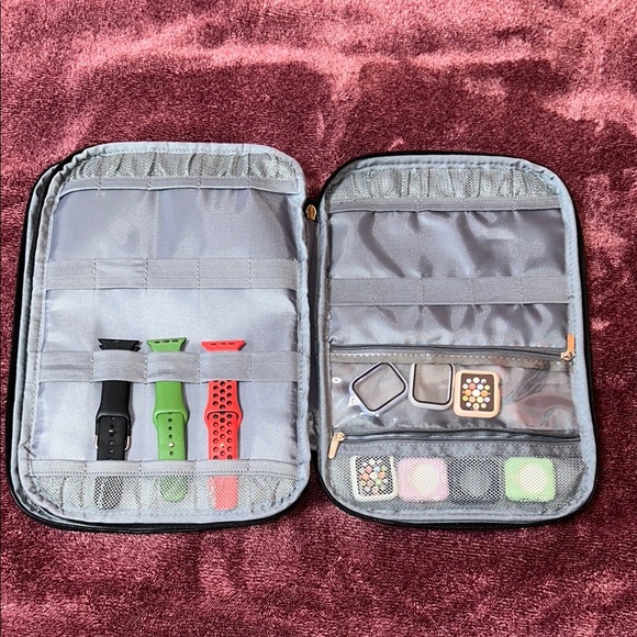 Case with Apple Watch straps and Face guards - Picture 1 of 8